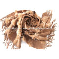 fur decorated pashmina shawls wraps